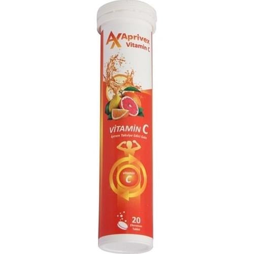 Aprivex Vitamin C 500 Mg 20 Efervesan Tablet