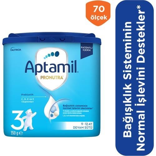 Aptamil 3 Prebiyotikli Devam Sütü 350 Gr