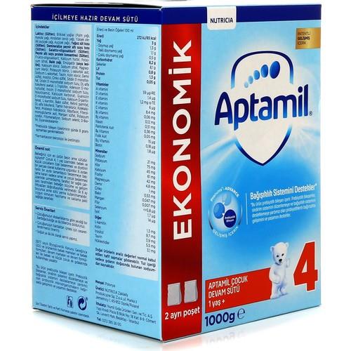 Aptamil 4 Ekonomik Paket Çocuk Devam Sütü 1000 gr 1 Yaş+