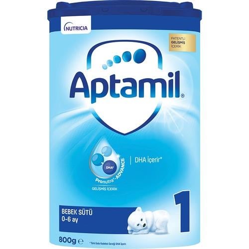 Aptamil Bebek Sütü 800 Gr - 0-6 Ay Arası İçin Sütlü Formül, Avrupa Patentli Pronutra ADVANCE, Türkiye Üretimi