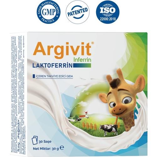 Argivit Inferrin Laktoferrin İçeren Takviye Edici Gıda 30 Saşe