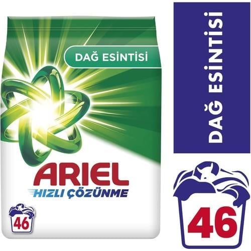Ariel Dağ Esintisi 7 kg Hızlı Çözünme Toz Çamaşır Deterjanı