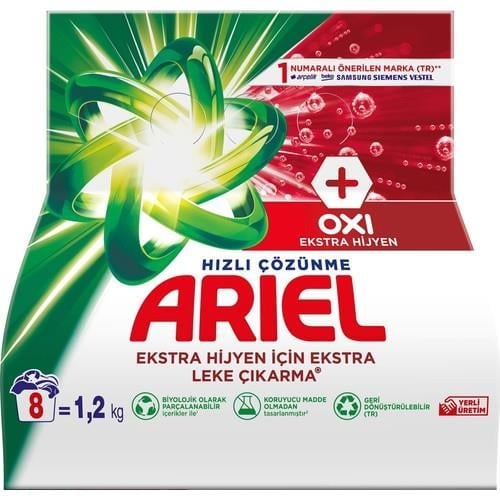 Ariel Oxi Extra Hijyen 1.2 Kg Toz Çamaşır Deterjanı