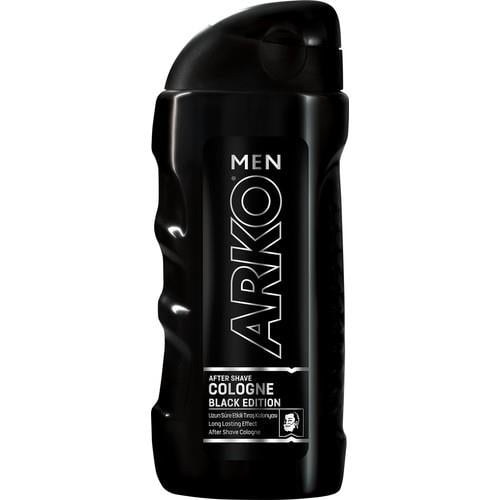 Arko Men Tıraş Kolonyası Black Edition Uzun Süre Etkili 250 ml Ferahlatıcı Koku