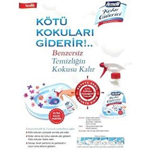 Armelit Oda Spreyi Bahar Çiçekleri Koku Giderici 250 ml Kötü Kokuları Anında Yok Eder