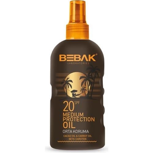 Bebak Bronzlaştırıcı Yağ 20 Spf 150 Ml