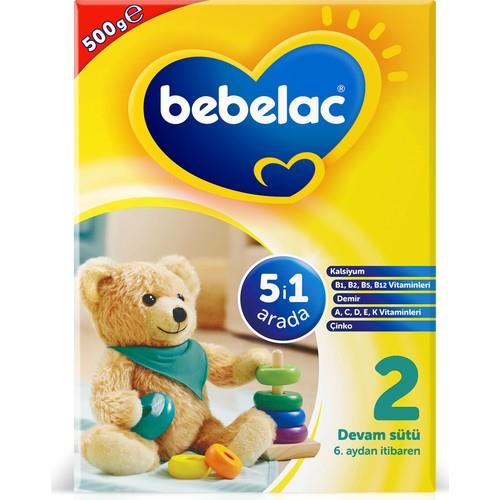 Bebelac 2 Devam Sütü 500 gr 6-9 Ay