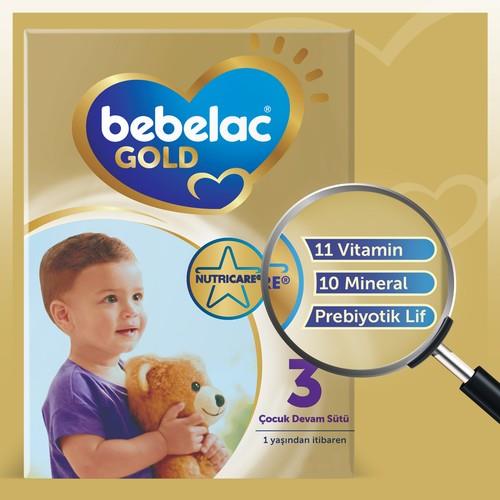 Bebelac Gold Toz Devam Sütü 800 gr 12-24 Ay Bebekler için Hollanda Üretimi Sütlü Formül