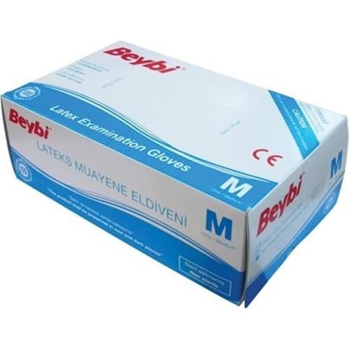 Beybi Pudralı Medium Latex Eldiven
