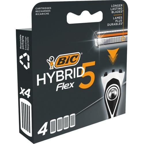 Bic Flex 5 Hybrid Yedek Tıraş Bıçağı Kartuşu 4lü (5 Bıçak Sapsız)