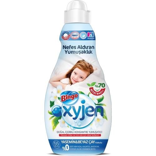 Bingo  Bingo Oxyjen Konsantre Yumuşatıcı 1320 ml Yasemin & Beyaz Çay
