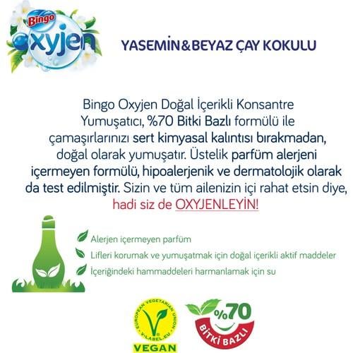 Bingo  Bingo Oxyjen Konsantre Yumuşatıcı 1320 ml Yasemin & Beyaz Çay