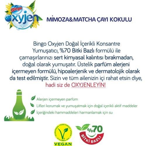 Bingo  Bingo Oxyjen Konsantre Yumuşatıcı 1320 ml Mimoza & Matcha Çayı