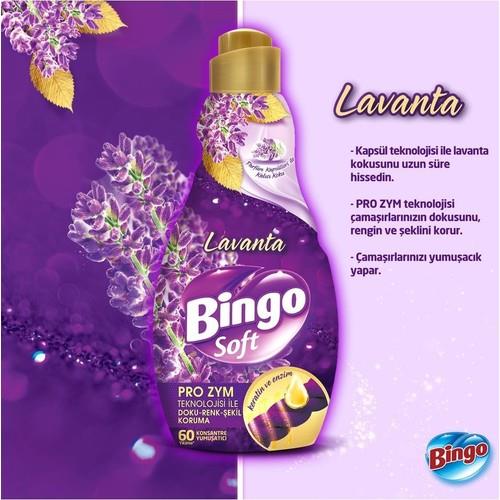 Bingo Konsantre Çamaşır Yumuşatıcısı Lavanta 1440 ml