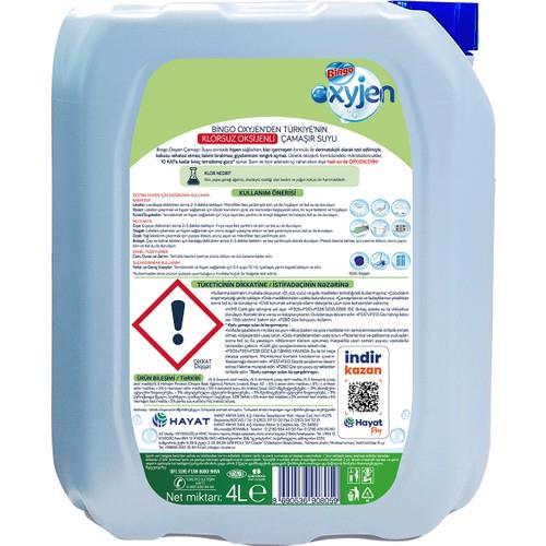 Bingo Oksijenli Çamaşır Suyu Çam Kokulu 4 L