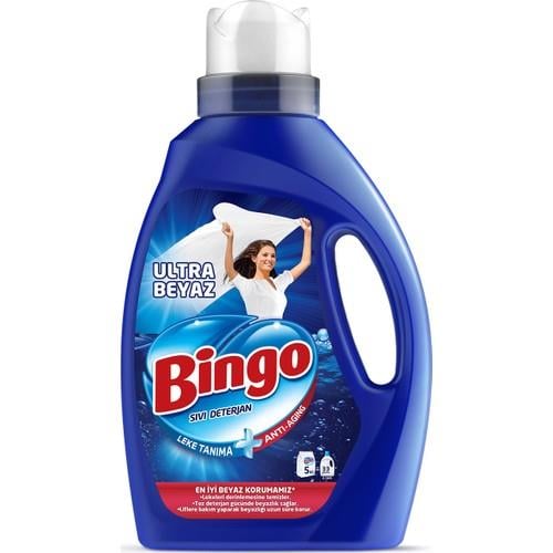 Bingo Ultra Beyaz Sıvı Çamaşır Deterjanı 2145 ml