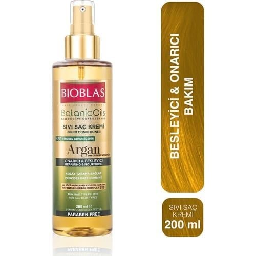 Bioblas Botanic Oils Argan Yağlı Sıvı Saç Kremi 200 ml