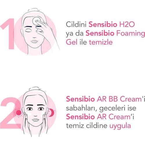Bioderma Sensibio AR BB Krem - Hassas Ciltler İçin Yatıştırıcı Renkli Bakım Kremi, Gliserin İçerir, SPF30, 40 ml