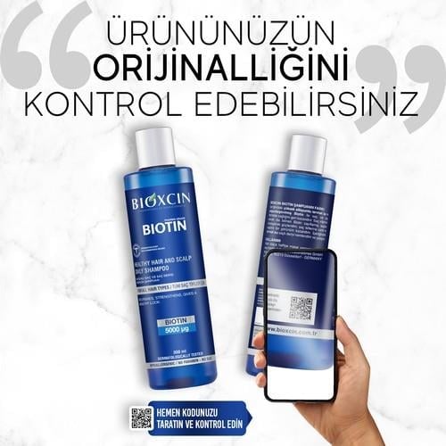 Bioxcin Biotin Şampuan 300 ml | Tüm Saç Tipleri