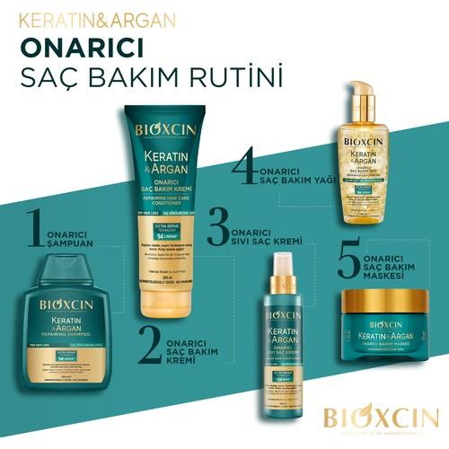 Bioxcin Keratin & Argan Onarıcı Sıvı Saç Bakım Kremi 150 Ml Yıpranmış Ve Hasar Görmüş Saçlar