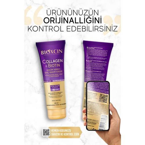 Bioxcin Sülfatsız Saç Bakım Kremi 250 ml Kolajen Biotin İçerikli İnce Telli Saçlara Hacim Dolgunluk