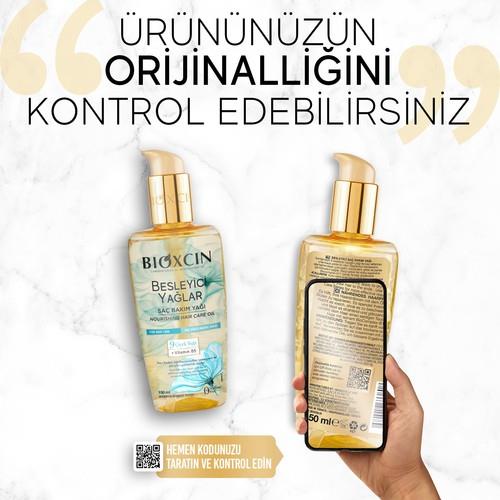 Bioxcin Sülfatsız Saç Bakım Yağı 150 ml – 9 Çiçek Yağı ve B5 Vitamini ile Dökülme Karşıtı, Kuru ve Yıpranmış Saçlar İçin Yoğun Besleyici