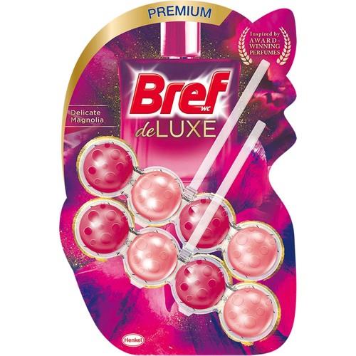 Bref WC Deluxe Manolya Premium Kir&Kireç Önleyici & Koku Giderici Katı 2li Klozet Temizleme Topu