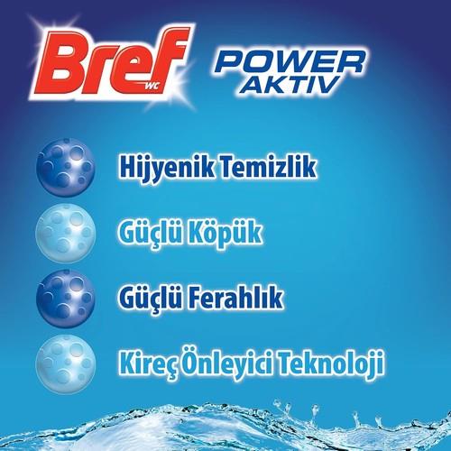Bref Wc Power Aktiv Okyanus Kokulu Klozet Temizleme Topları, 1 x 1 Adet