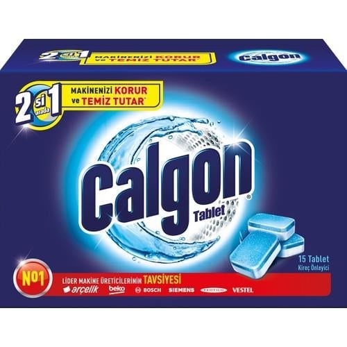 Calgon Çamaşır Makinesi Kireç Önleyici Tablet 15li