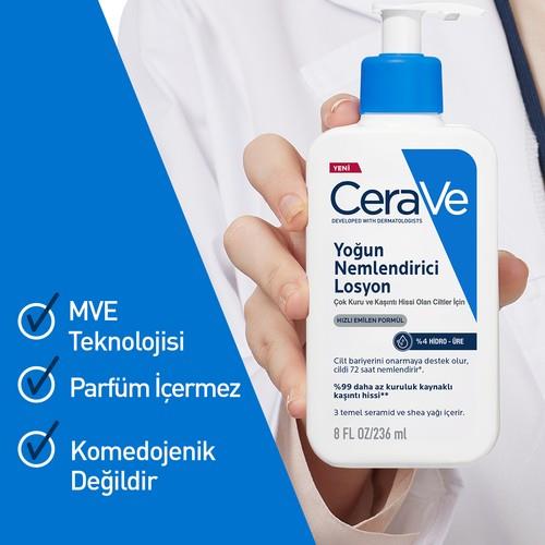 CeraVe Yoğun NeMlendirici Losyon Hızla Emilim Sağlayan 236 Ml Tüm Cilt Tipleri İçin