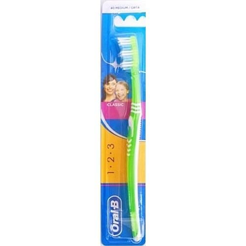 Classic 1 2 3 Diş Fırçası Orta