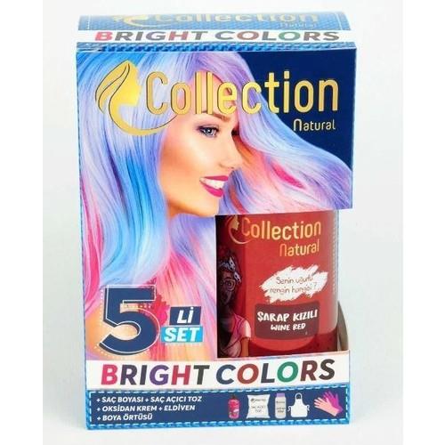 Collection Natural Set Balyaj Boyası Şarap Kızılı Set