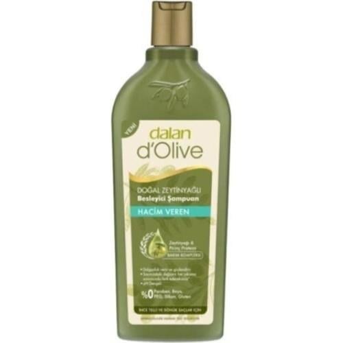 Dalan D'olive Zeytinyağlı Hacim Veren Besleyici Şampuan 400 ml Tüm Saç Tipleri için Doğal İçerik