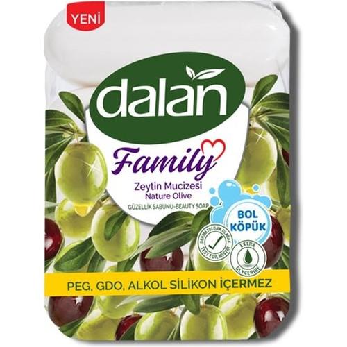 Dalan Family Zeytinyağlı Sabun Bol Köpük Özelliğiyle 75x4 gr Zeytin Mucizesi