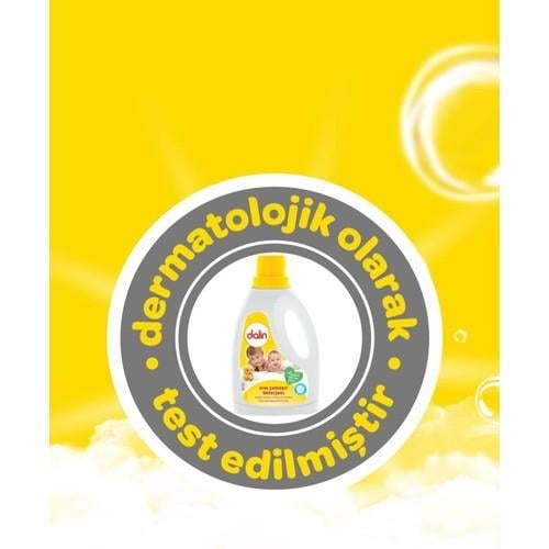 Dalin 1500 ml Hassas Ciltler için Sıvı Çamaşır Deterjanı - Yerli Üretim, Derinlemesine Temizlik
