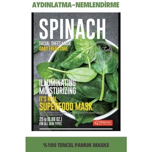 Dermal Its Real Super Gıda Maskesi Ispanak 25GR