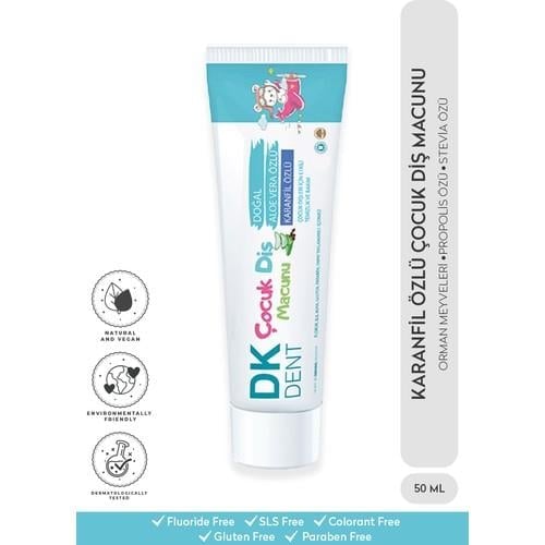 DKDENT Aloevera Özlü Çocuk Diş Macunu 50 ml