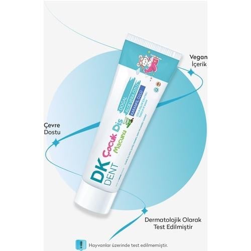 DKDENT Aloevera Özlü Çocuk Diş Macunu 50 ml