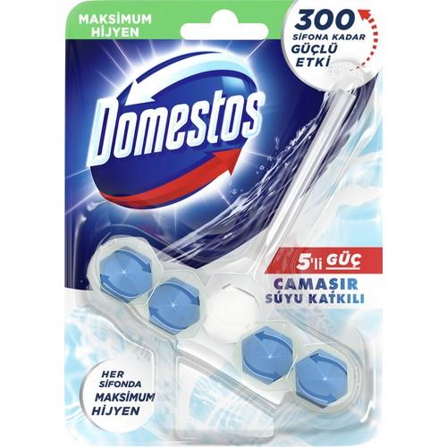 Domestos 5li Güç Çamaşır Suyu Katkılı Tuvalet Blok