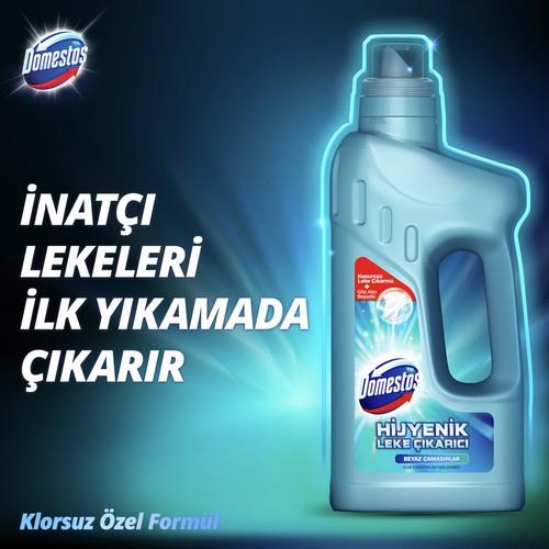 Domestos Sıvı Leke Çıkarıcı Beyaz & Açık Renkli Çamaşırlar 2 Lt