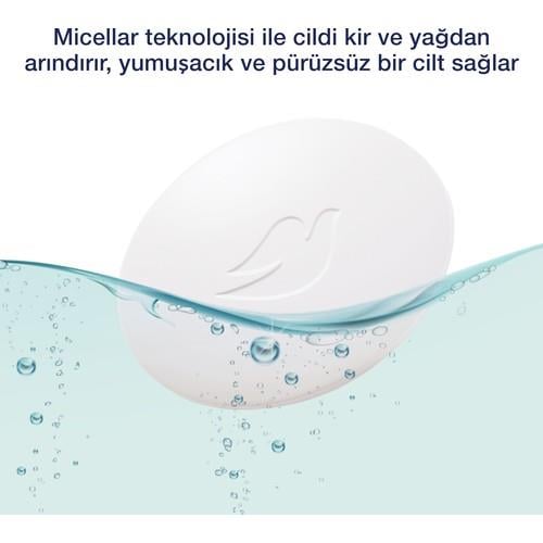 Dove Beauty Cream Bar Katı Güzellik Sabunu Micellar Hassas Ciltler için Nemlendirici Etkili 90 g