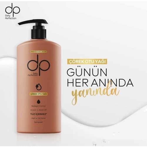 Dp Daily Perfection Çörek Otu Yağı Tuzsuz Şampuan 500 ml