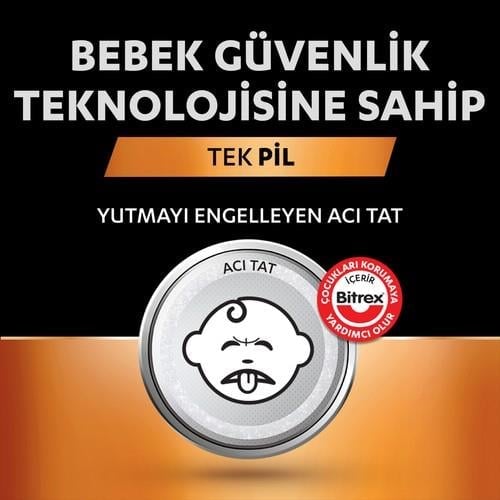 Duracell CR2032 Lityum Düğme Piller 3V (2’li Paket)