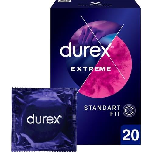 Durex Extreme 20li  ve Tırtıklı Prezervatif