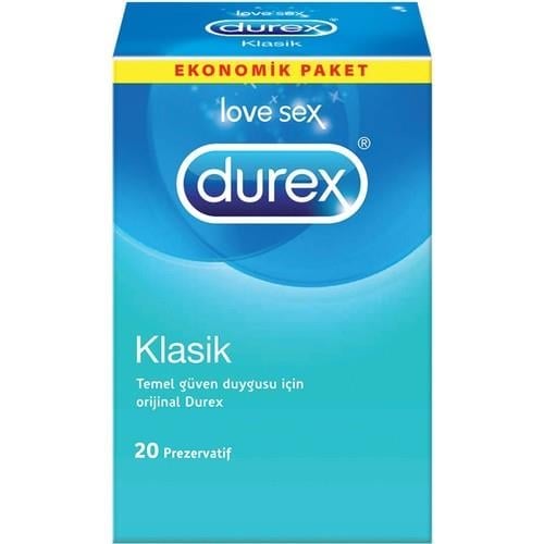 Durex Klasik 20'li Prezervatif  Prezervatif