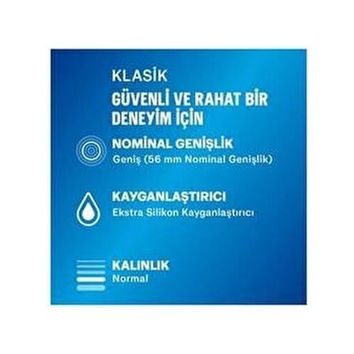 Durex Klasik Prezervatif 10 Adet Güvenli ve Rahat Standart Fit Deneyim İçin