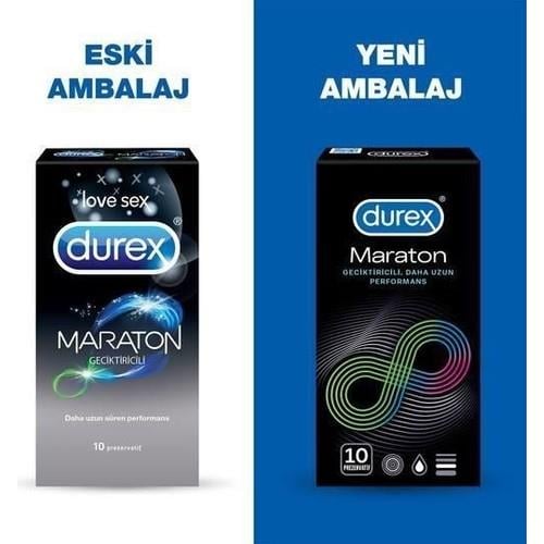 Durex Maraton Prezervatif 10 Adet