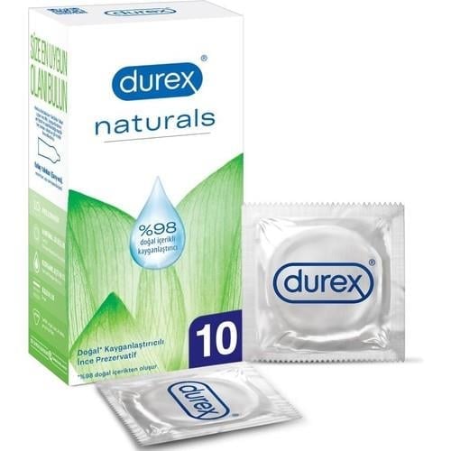 Durex Naturals Prezervatif 10lu