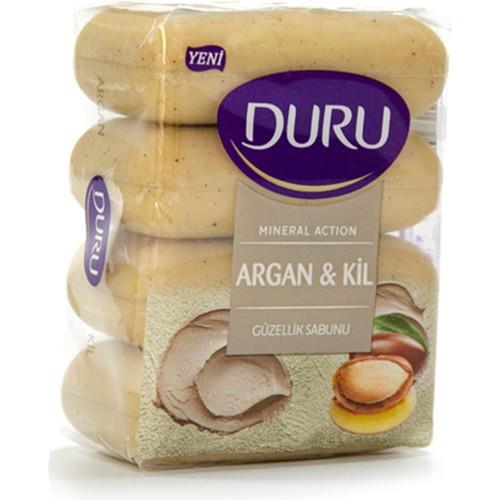 Duru Mineral Action Argan & Kil Güzellik Sabunu Cilt Dostu 4'lü Paket 280 gr