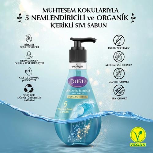 Duru Organik Içerikli Okyanus Tazeliği Sıvı Sabun 500ML